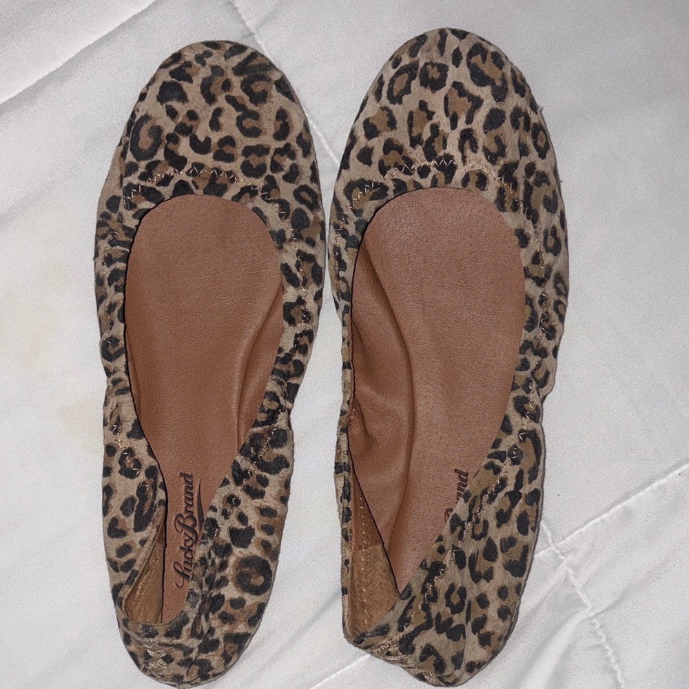 Lucky Brand Animal Print Flats